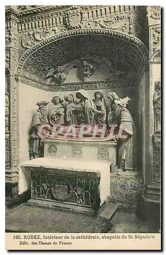 Ansichtskarte AK Rodez nterieur de la cathedrale Chapelle du St Sepuloire