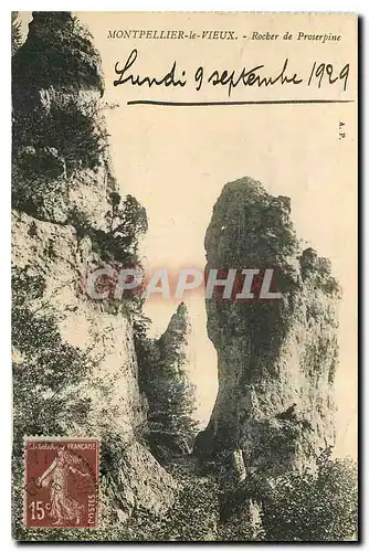 Cartes postales Montpellier le Vieux Rocher de Proserpine