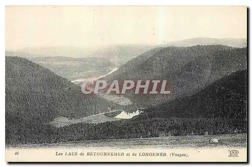 Cartes postales Les Lacs de Retournemer et de Longemer Vosges