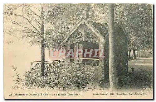 Ansichtskarte AK Environs de Plombieres La Feuillee Dorothee