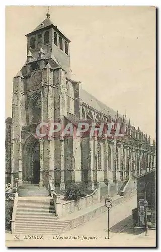 Cartes postales Lisieux l'Eglise Saint Jacques