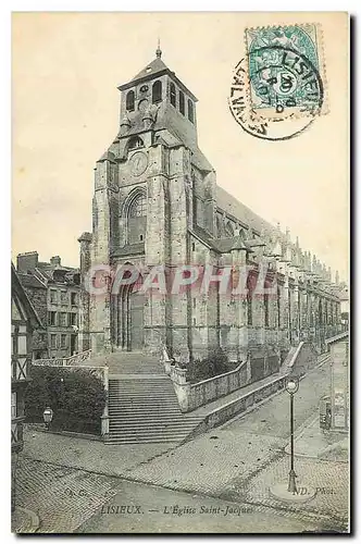 Ansichtskarte AK Lisieux l'Eglise Saint Jacques