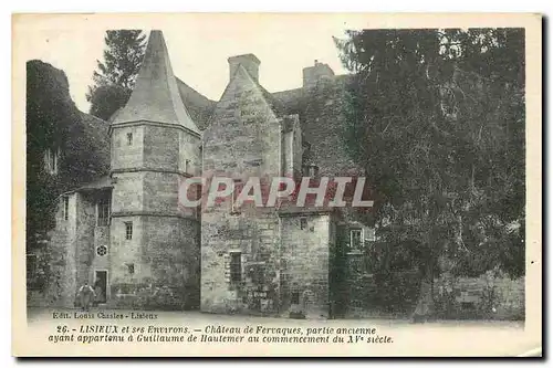 Ansichtskarte AK Lisieux et ses Environs Chateau de Fervaques