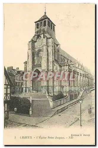 Ansichtskarte AK Lisieux l'Eglise Saint Jacques