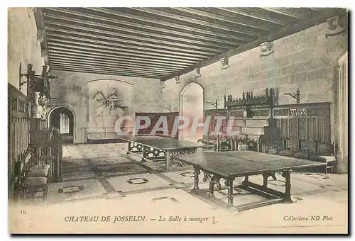 Ansichtskarte AK Chateau de Josselin La Salle a Manger
