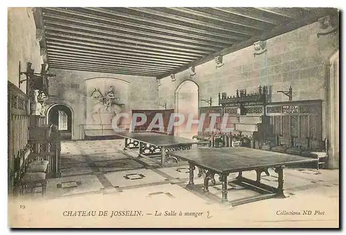 Cartes postales Chateau de Josselin La Salle a Manger