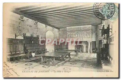 Cartes postales Chateau de Josselin La Salle a Manger