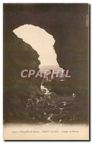 Cartes postales Presquille de Rhuys Saint Gildas Grotte de Portas