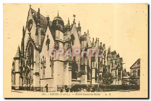 Cartes postales Tours I et L Notre Dame la Riche