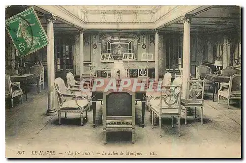 Cartes postales Le Havre La provence Le Salon de Musique