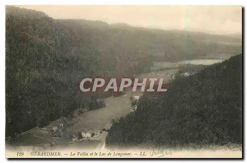 Cartes postales Gerardmer La Vallee et le Lac de Longemer