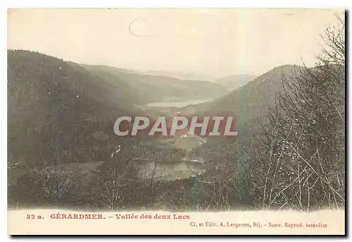 Cartes postales Gerardmer Vallee des deux Lacs