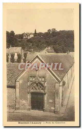 Cartes postales Montfort l'Amaury Porte du Cimetiere