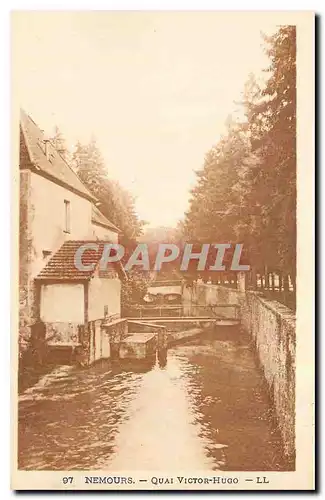 Cartes postales Nemours Quai Victor Hugo