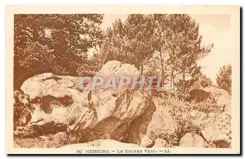 Cartes postales Nemours Le Rocher Vert