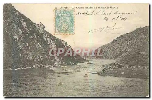 Cartes postales Le Pin La Creuse au pied du rocher St Martin