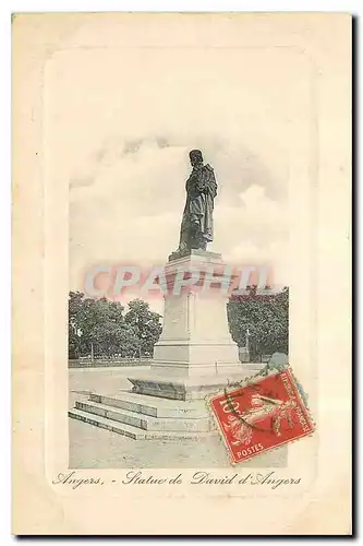 Cartes postales Angers Statue de David d'Angers