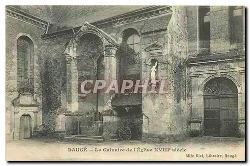 Cartes postales Bauge Le Calvaire de l'Eglise