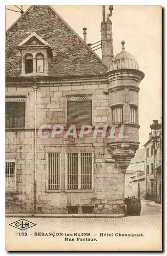 Cartes postales Besancon les Bains Hotel Chassignet Rue Pasteur