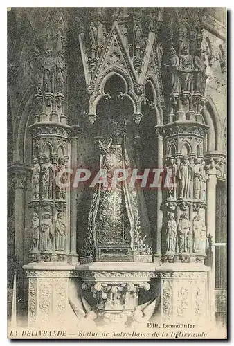 Cartes postales Delivrande Statue de Notre Dame de la Delivrande