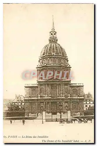 Cartes postales Paris le Dome des Invalides