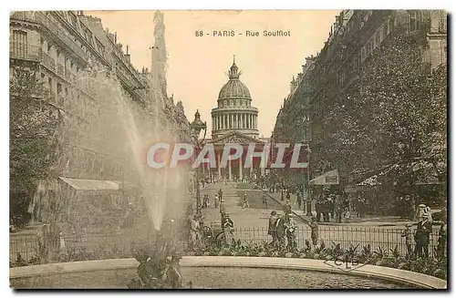 Cartes postales Paris Rue Soufflot