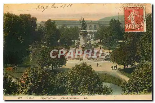 Cartes postales Lyon Place Carnot Vue d'ensemble