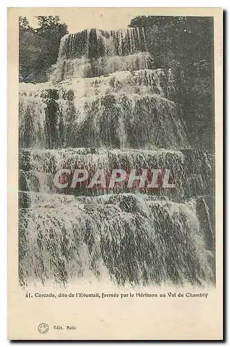 Cartes postales Cascade dite de l'Eventail formee par le Herlsson au Val de Chambly