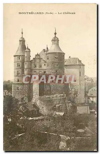 Cartes postales Montbeliard Doubs Le Chateau