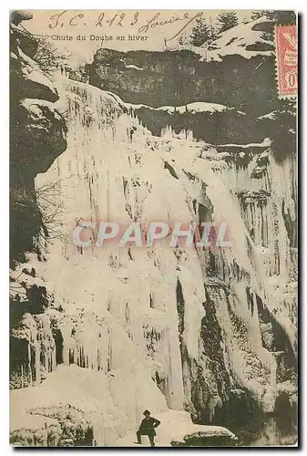 Cartes postales Chute du Doubs en hiver