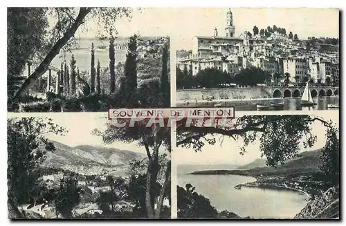 Cartes postales Souvenir de Menton