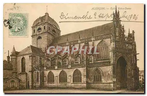 Cartes postales Alencon Eglise Notre Dame