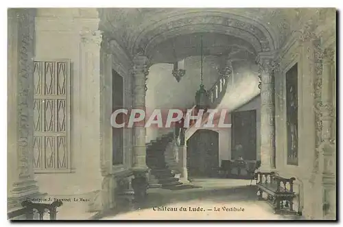 Ansichtskarte AK Chateau du Lude Le Vestibule