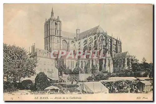 Cartes postales Le Mans Abside de la Cathedrale