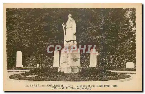 Cartes postales La Ferte sous Jouarre S et M Monuments aux Morts