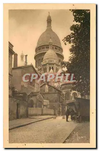 Cartes postales Paris Montmartre Vue partielle du Sacre Coeur