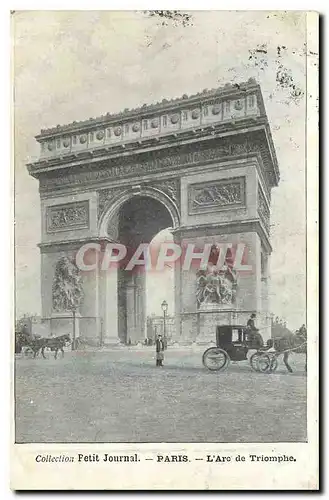 Cartes postales Collection Petit Journal Paris L'Arc de Triomphe