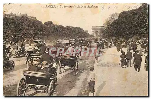 Cartes postales Paris L'Avenue du Bois de Boulogne