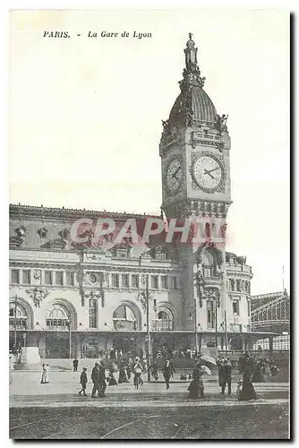 Cartes postales Paris La Gare de Lyon