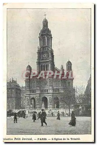 Ansichtskarte AK Collection Petit Journal Paris L'Eglise de la Trinite