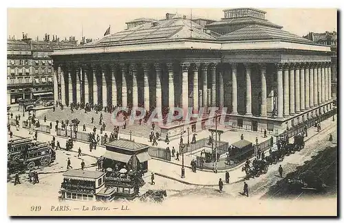 Cartes postales Paris La Bourse