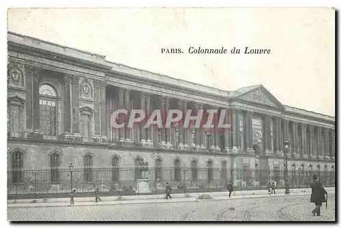 Ansichtskarte AK Paris Colonnade du Louvre