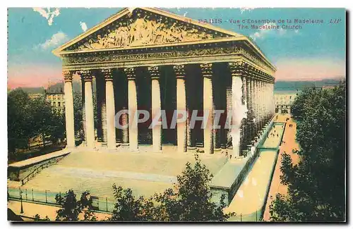 Cartes postales Paris Vue d'Ensemble de la Madeleine