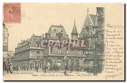 Cartes postales Paris Conservatoire des Arts et Metiers Vue d'ensemble