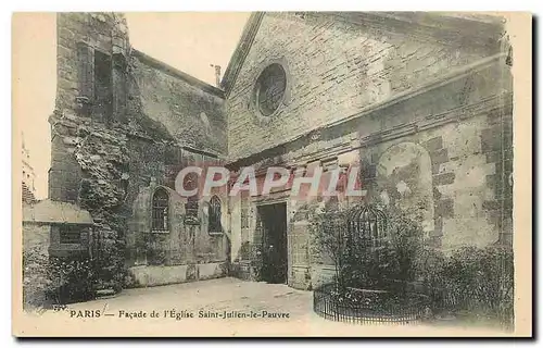 Ansichtskarte AK Paris Facade de l'Eglise Saint Julien le Pauvre