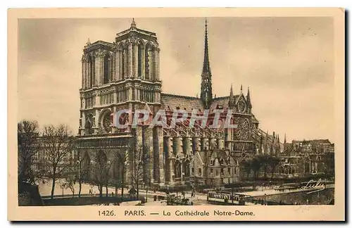 Cartes postales Paris La Cathedrale Notre Dame