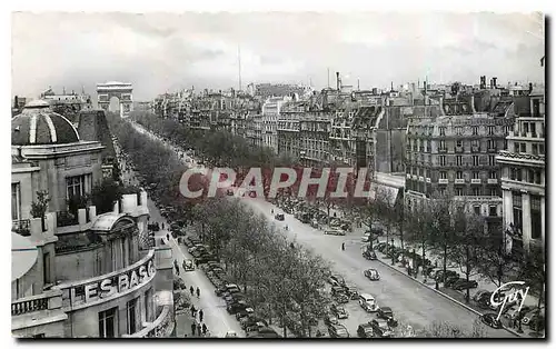 Ansichtskarte AK Paris et ses Merveilles Vue generale de l'Avenue des Champs Elysees et l'Arc de Triomphe de l'Et