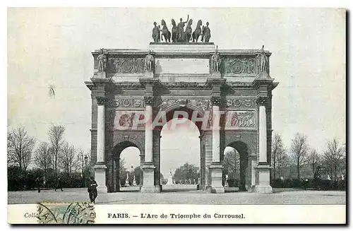 Cartes postales Paris l'Arc de Triomphe du Carrousel