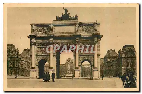 Ansichtskarte AK Paris en Flanant l'Arc de Triomphe du Carrousel