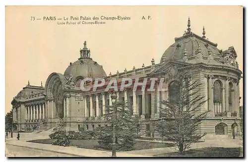 Ansichtskarte AK Paris le Petit Palais des Champs Elysees